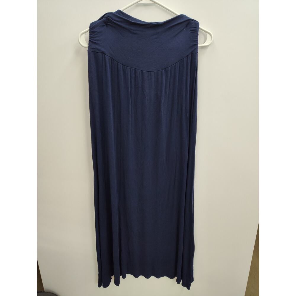 AB Studio Navy Blue Maxi Skirt